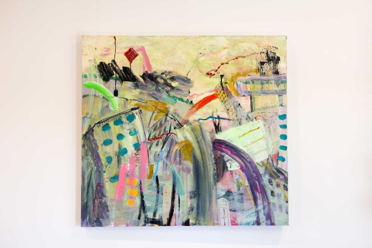 Hip And Prismatic La Gem With Curated Art Gallery Los Angeles Luaran gambar